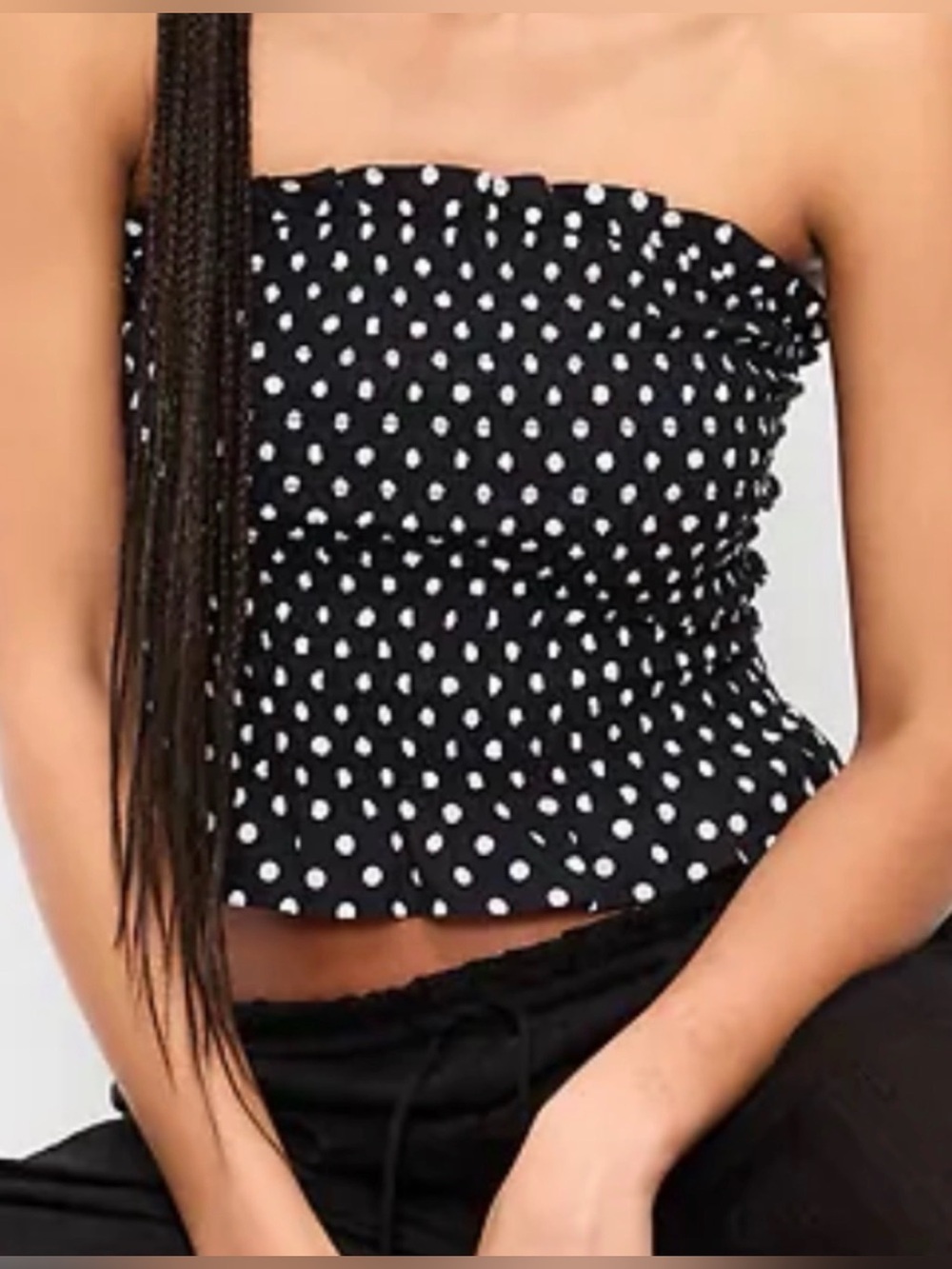 Old navy polka dot tube top